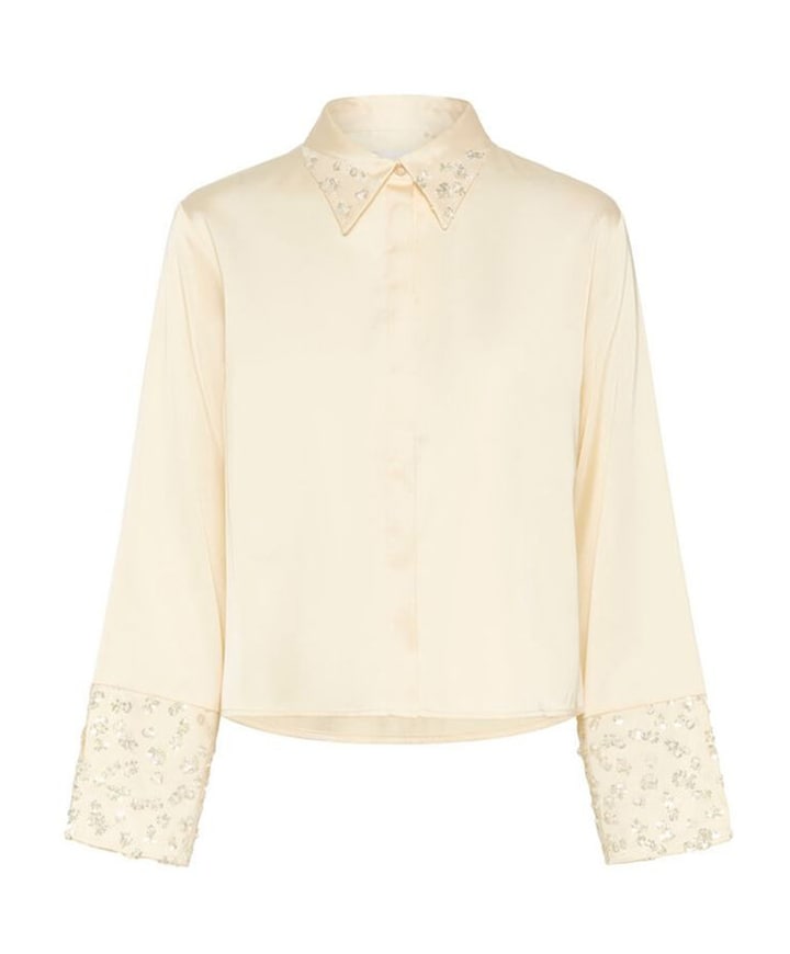 Dames blouse ecru