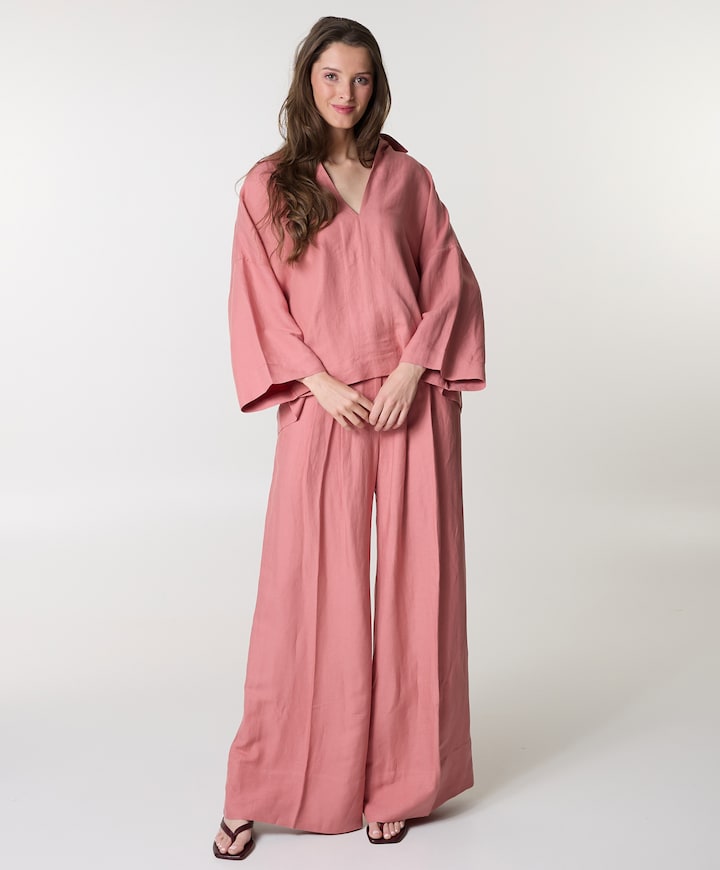Dames blouse roze