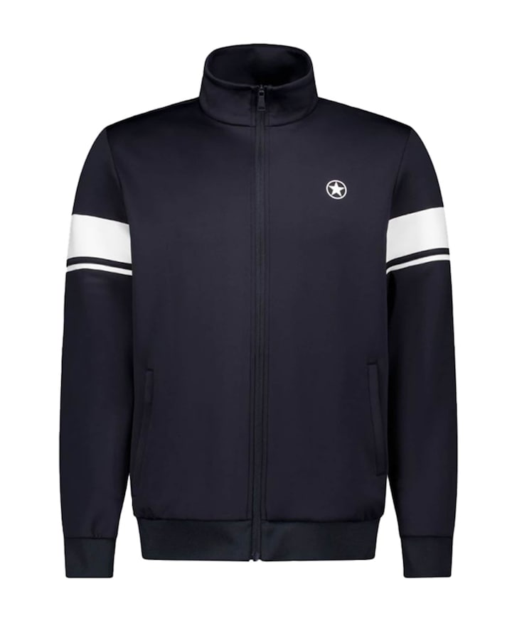 Heren vest blauw