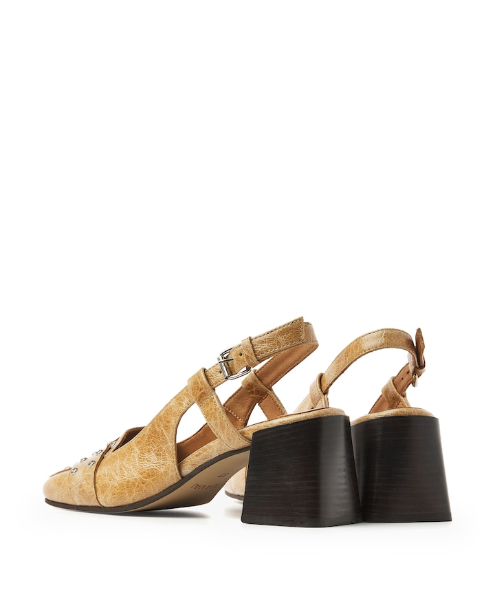 Laine Julia dames slingbacks bruin