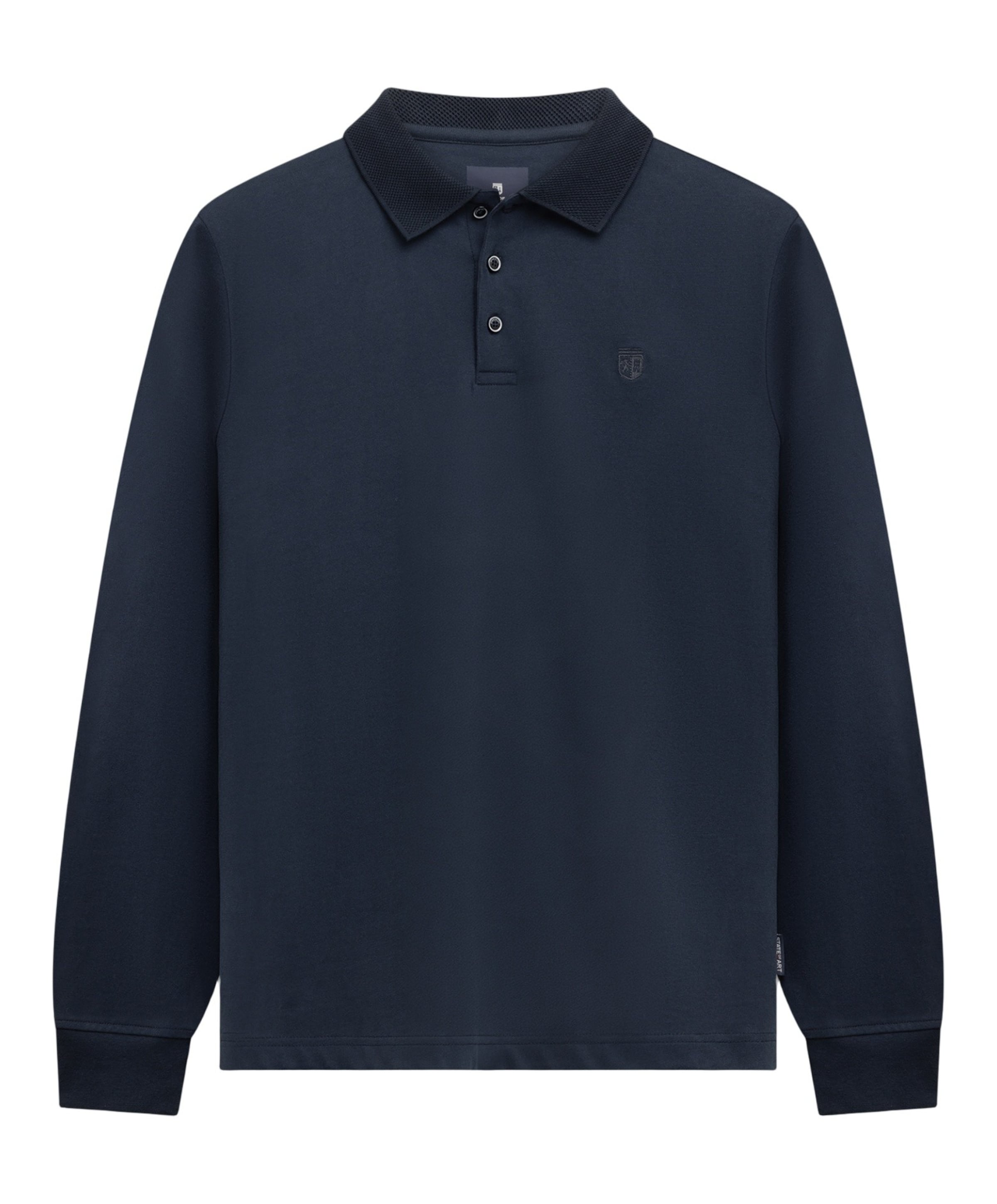 Heren polo blauw