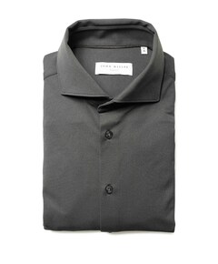 Heren overhemd lange mouw groen