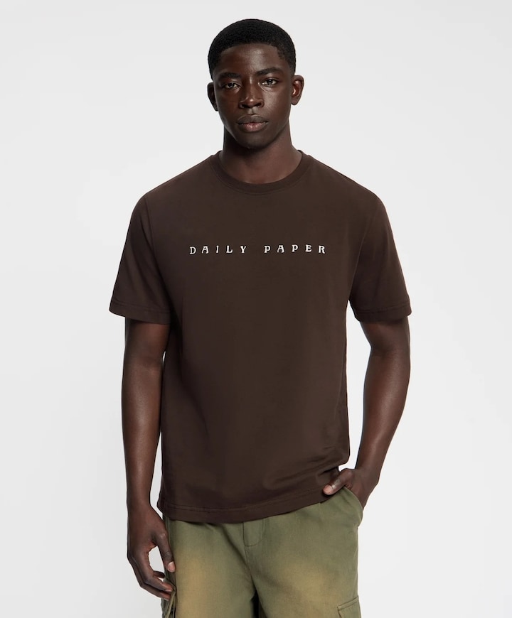 Heren T-shirt bruin