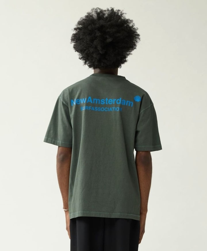 Heren T-shirt blauw