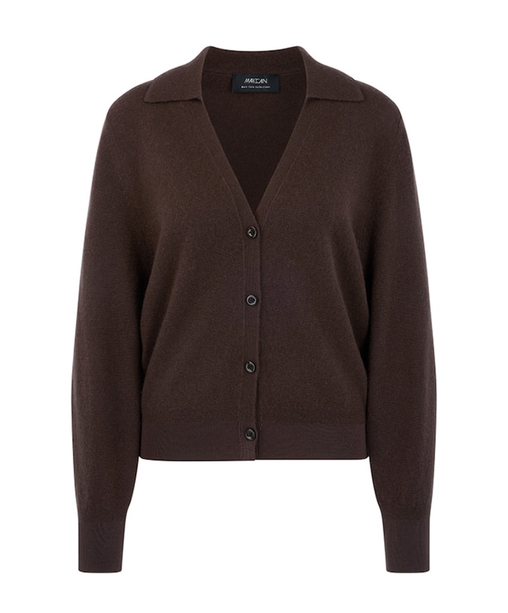 Dames vest bruin