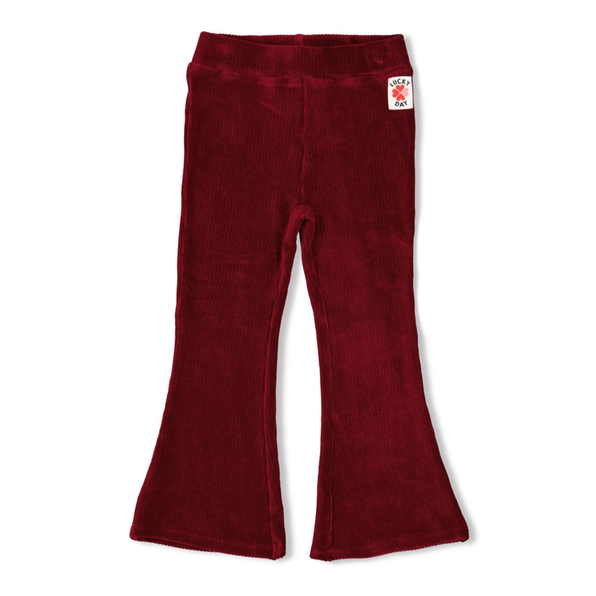 Queen of hearts broek bordeaux