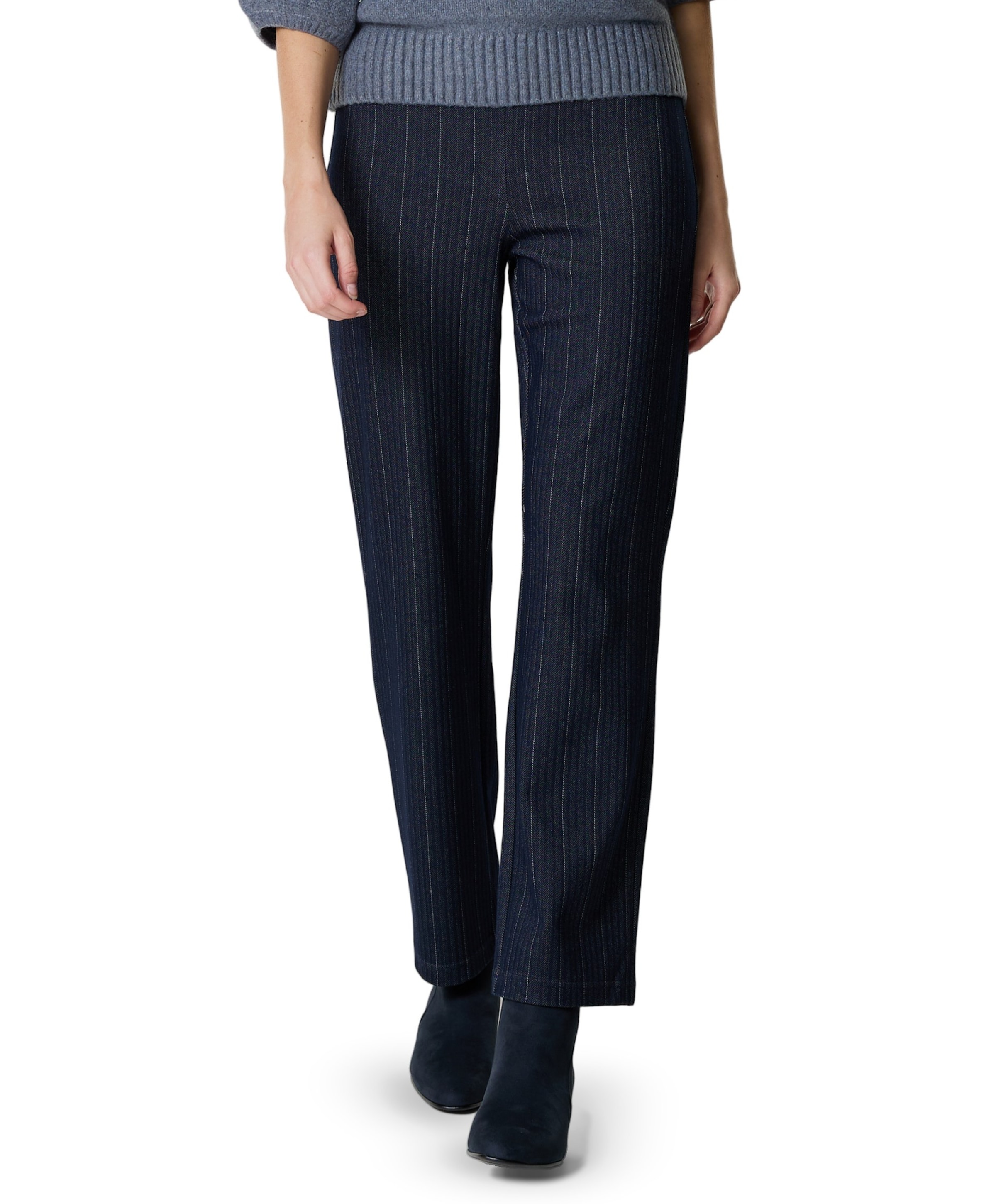 dames broek blauw