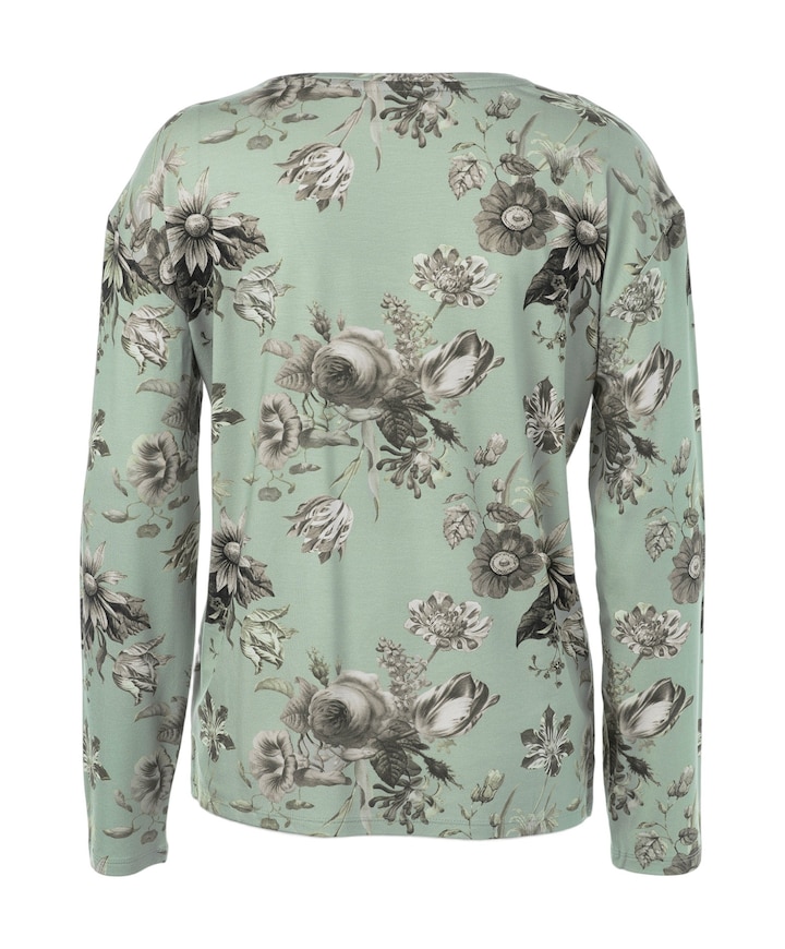 Dames pyjamatop groen