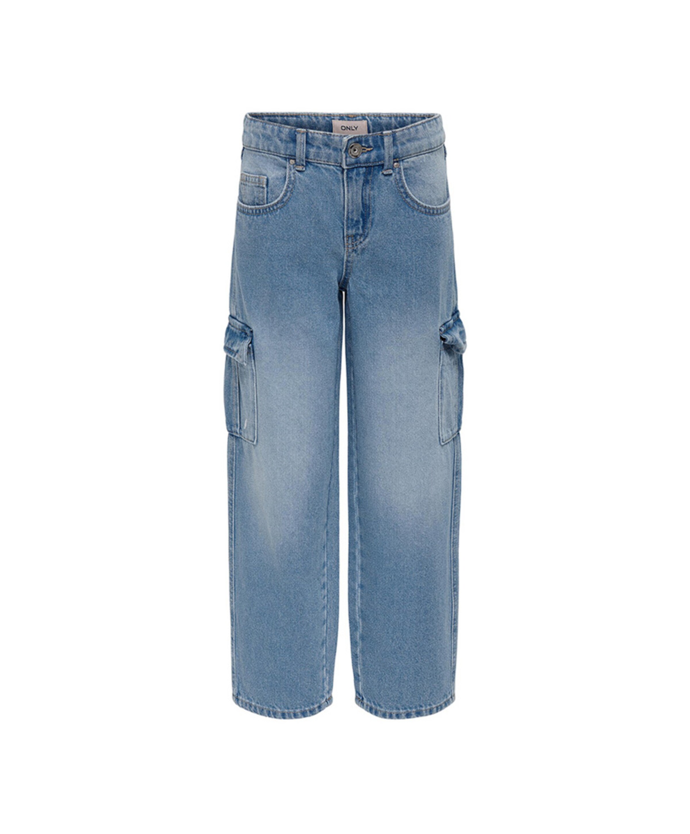 KOGHARMONY WIDE CARGO CARROT PIM NO meisjes jeans blauw