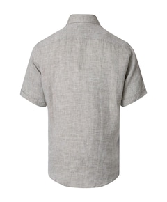 Heren overhemd korte mouw groen