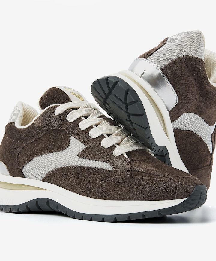 Usher Riggs dames sneakers bruin