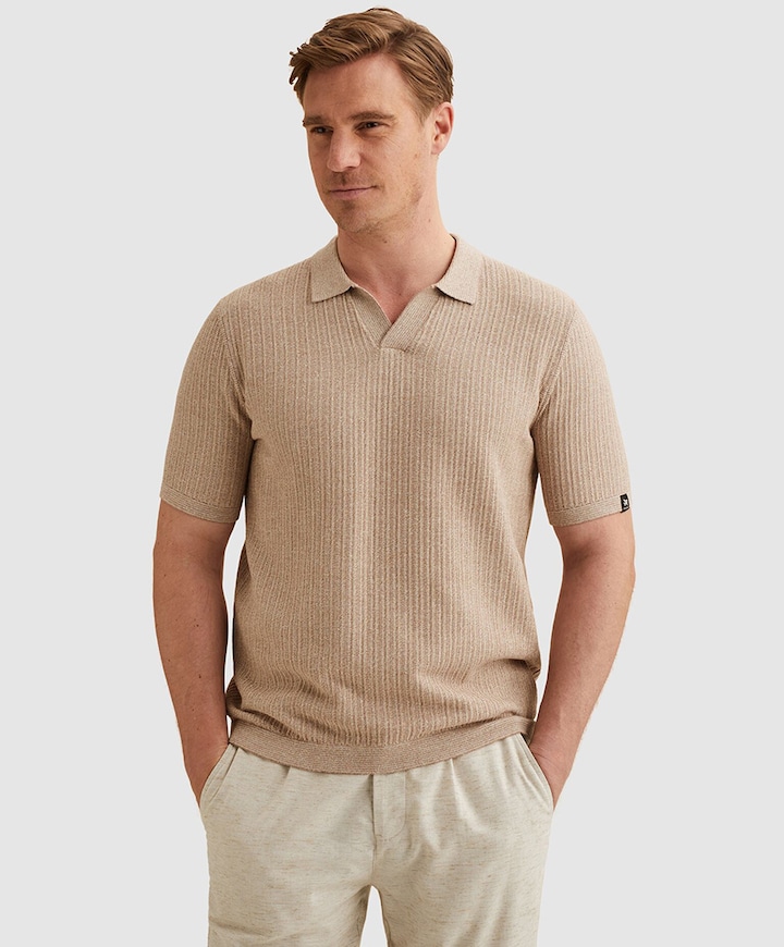 Heren polo roze