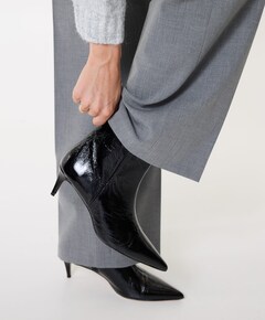 Barbara dames enkellaarzen zwart