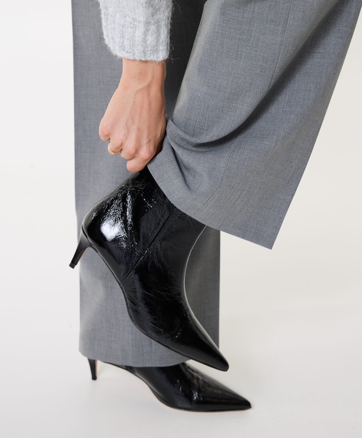 Barbara dames enkellaarzen zwart