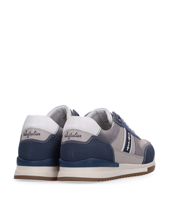 Filmon leather heren sneakers grijs