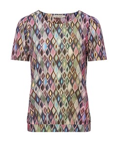 Dames t-shirt multicolor