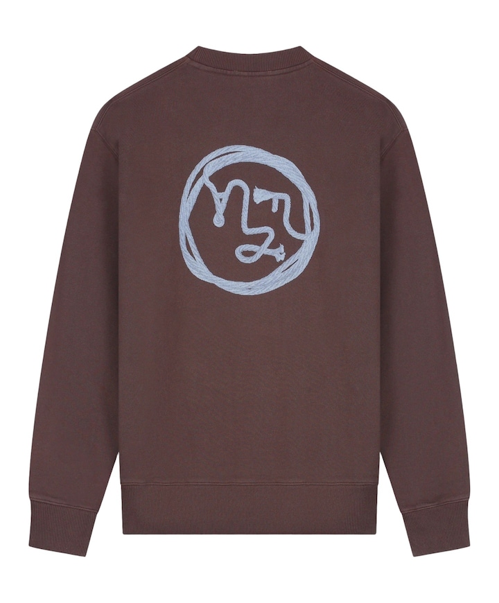 Heren sweater bruin