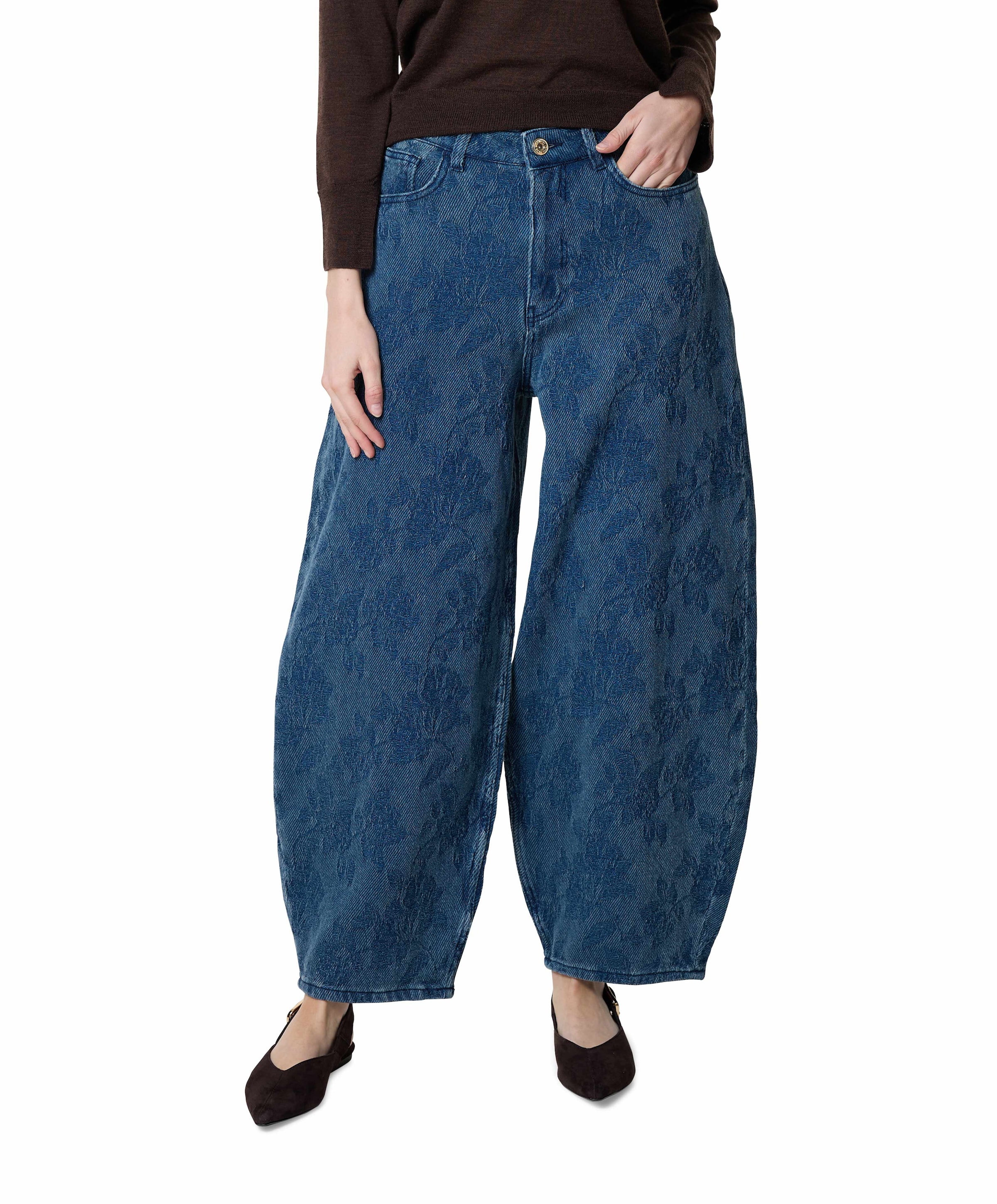 MMRosy Floret dames jeans blauw