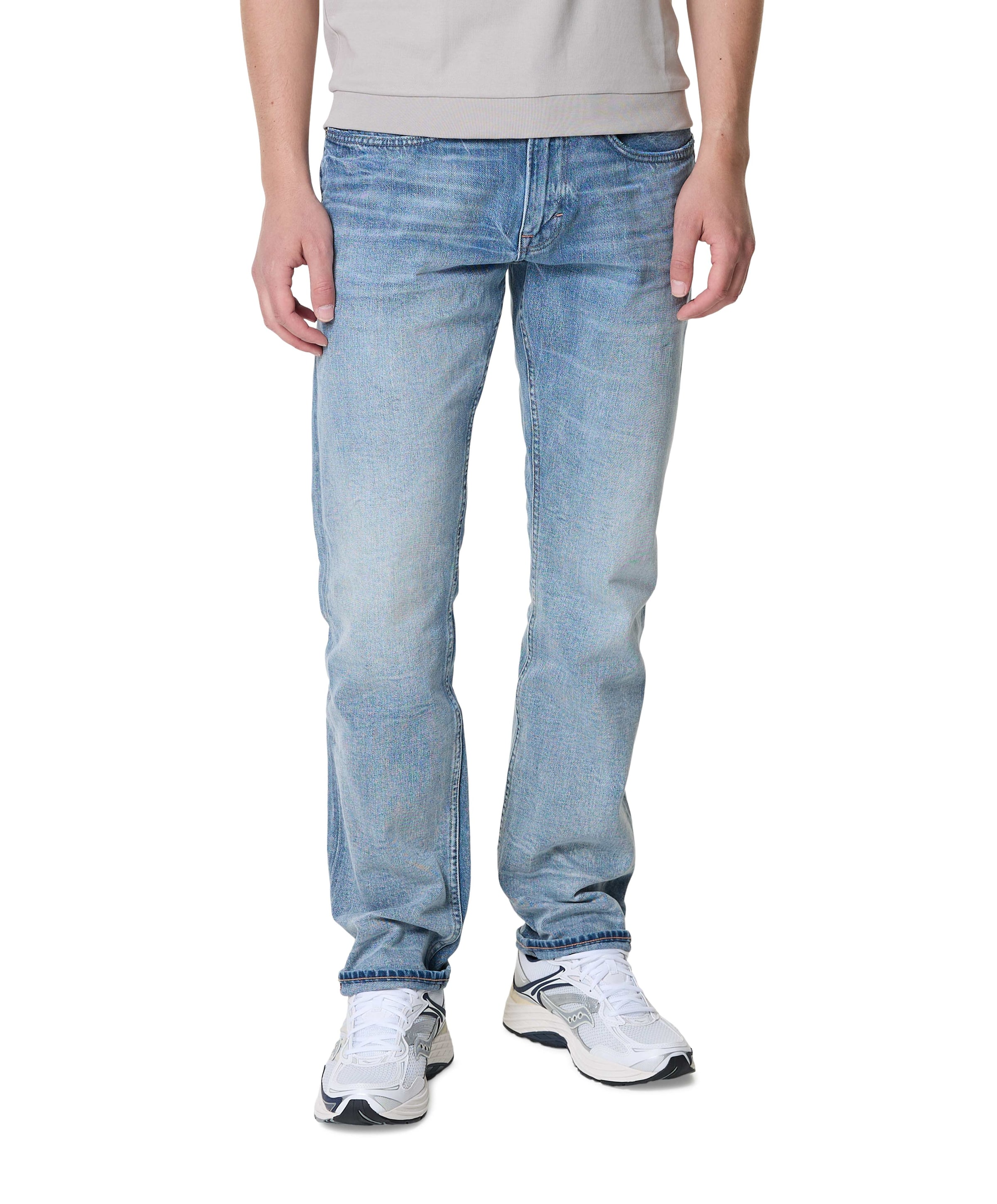 Regular leg heren jeans blauw