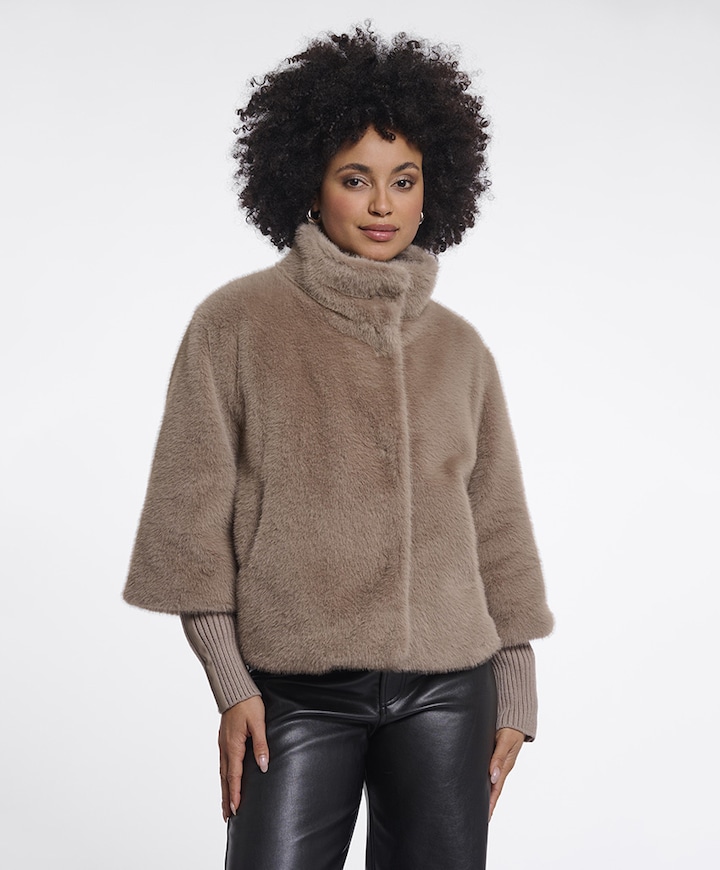 Dames jas beige
