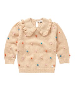 Meisjes trui beige