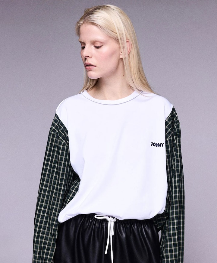 Dames longsleeve ecru