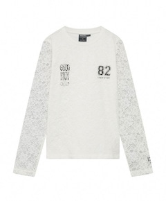 Meisjes longsleeve wit