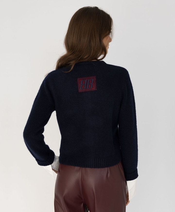 Dames vest blauw