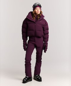 Dames ski-jas paars