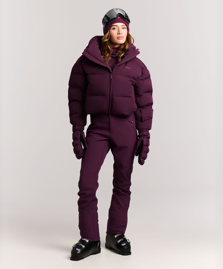 Dames ski-jas paars