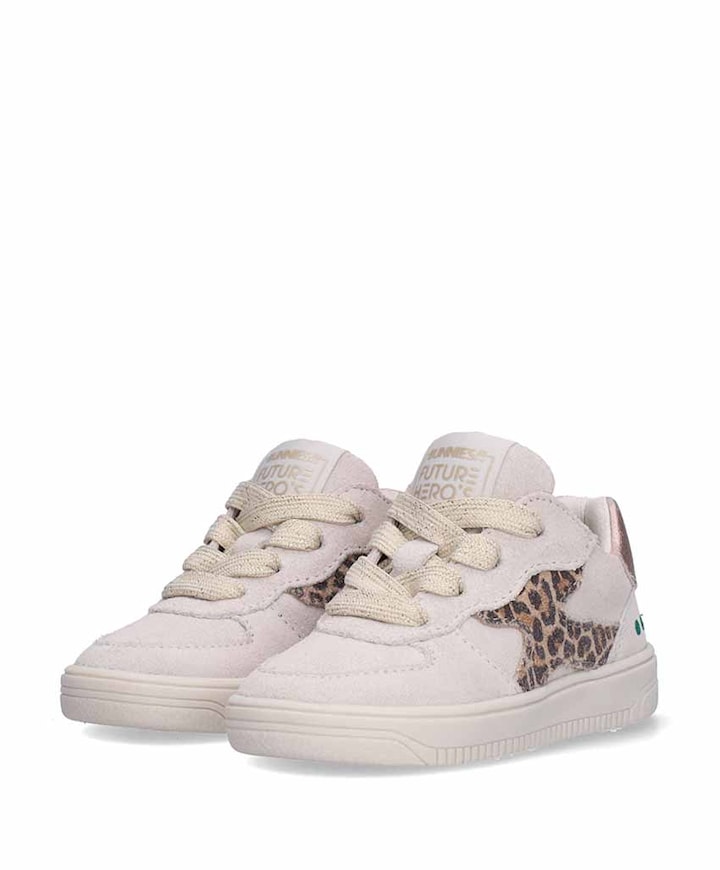 Monica Mellow meisjes sneakers ecru