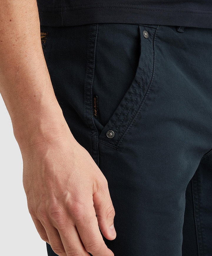 SPECTOR CHINO SHORTS FANCY STRUCTU heren korte broek blauw