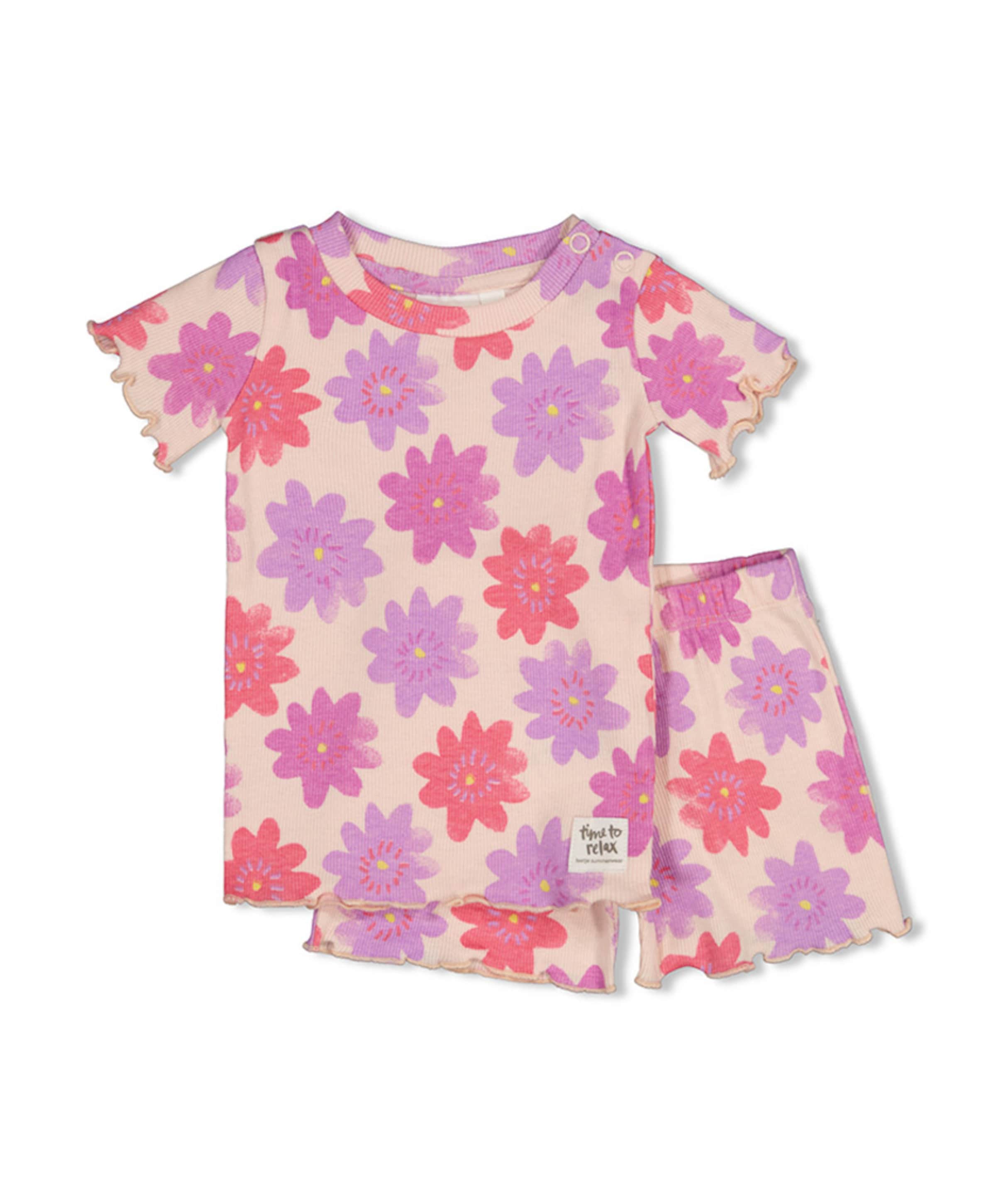 Meisjes pyjamaset paars