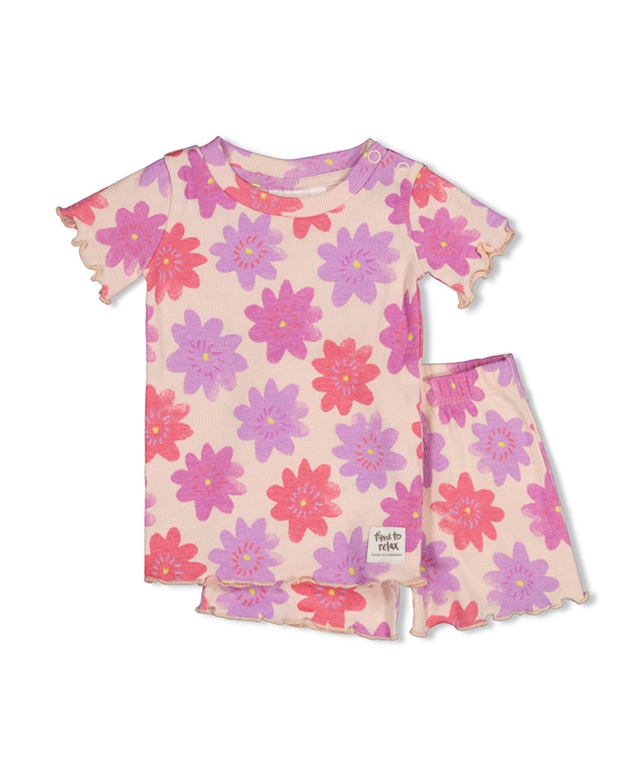 Meisjes pyjamaset paars