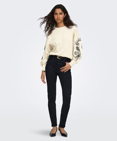 Dames sweater ecru