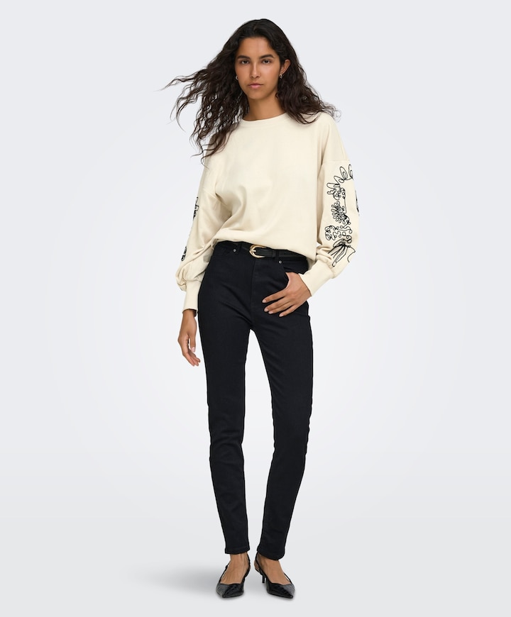 Dames sweater ecru