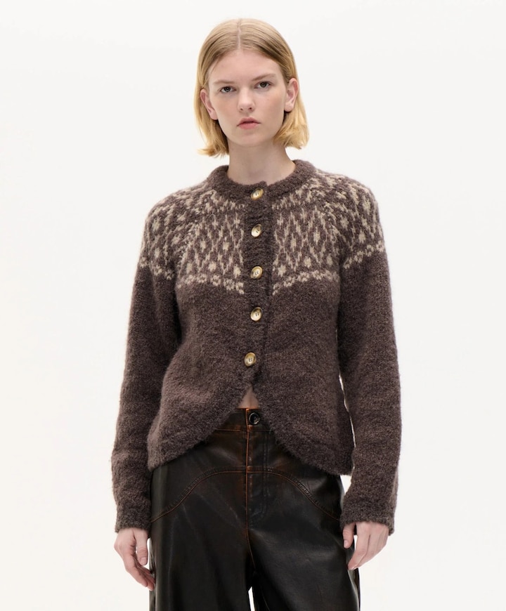Dames vest grijs