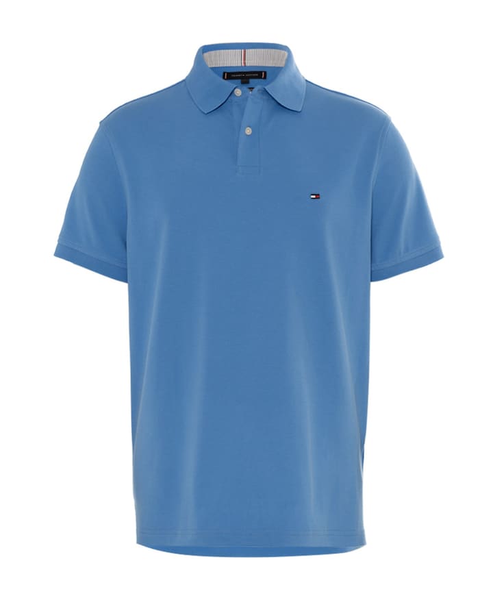 Heren polo blauw