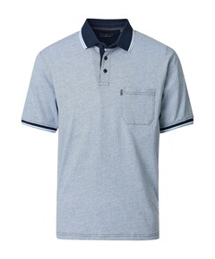Heren polo blauw