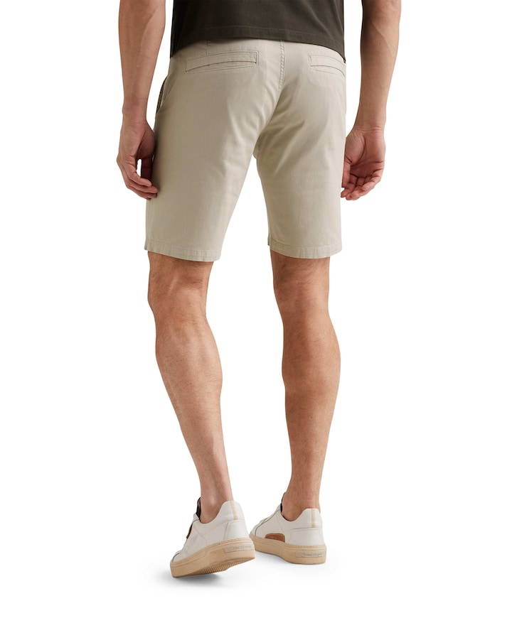 SPECTOR CHINO SHORTS FANCY STRUCTU heren korte broek wit