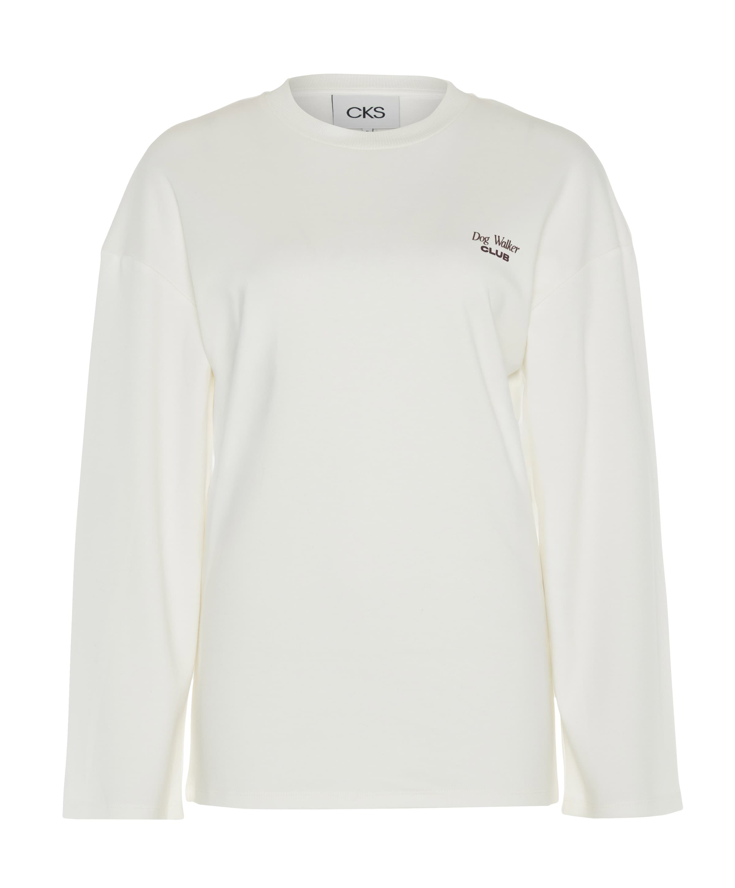 Dames longsleeve ecru