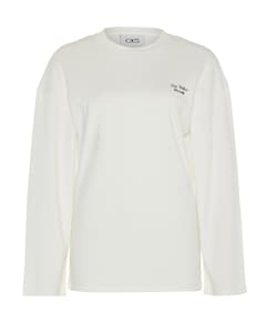 Dames longsleeve ecru