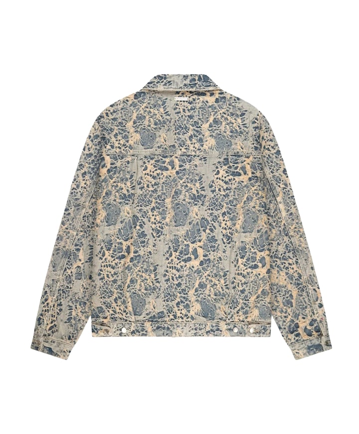 Heren spijkerjas blauw