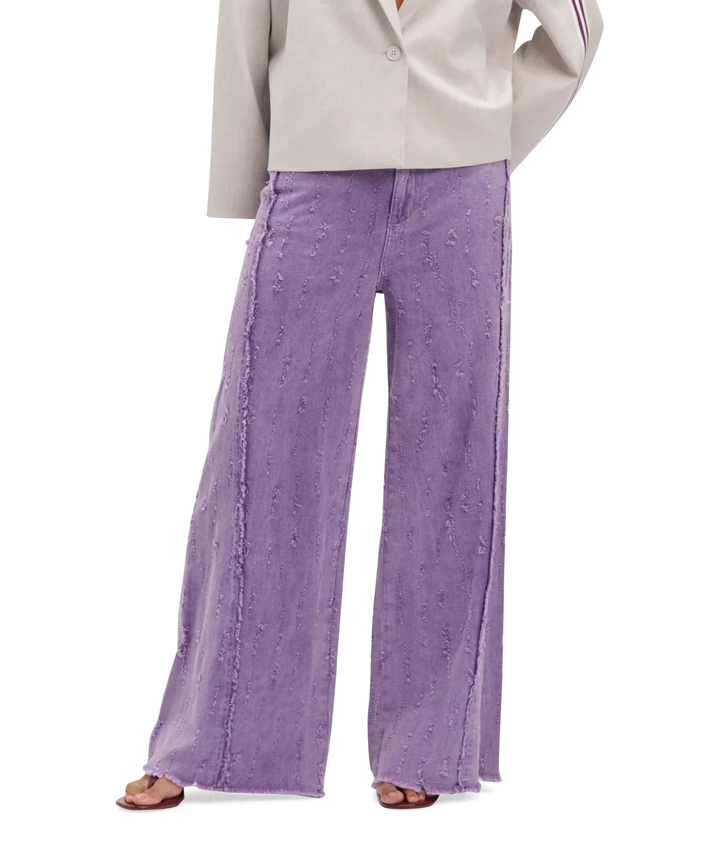 DAIN dames broek paars