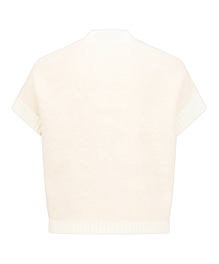 Dames vest ecru