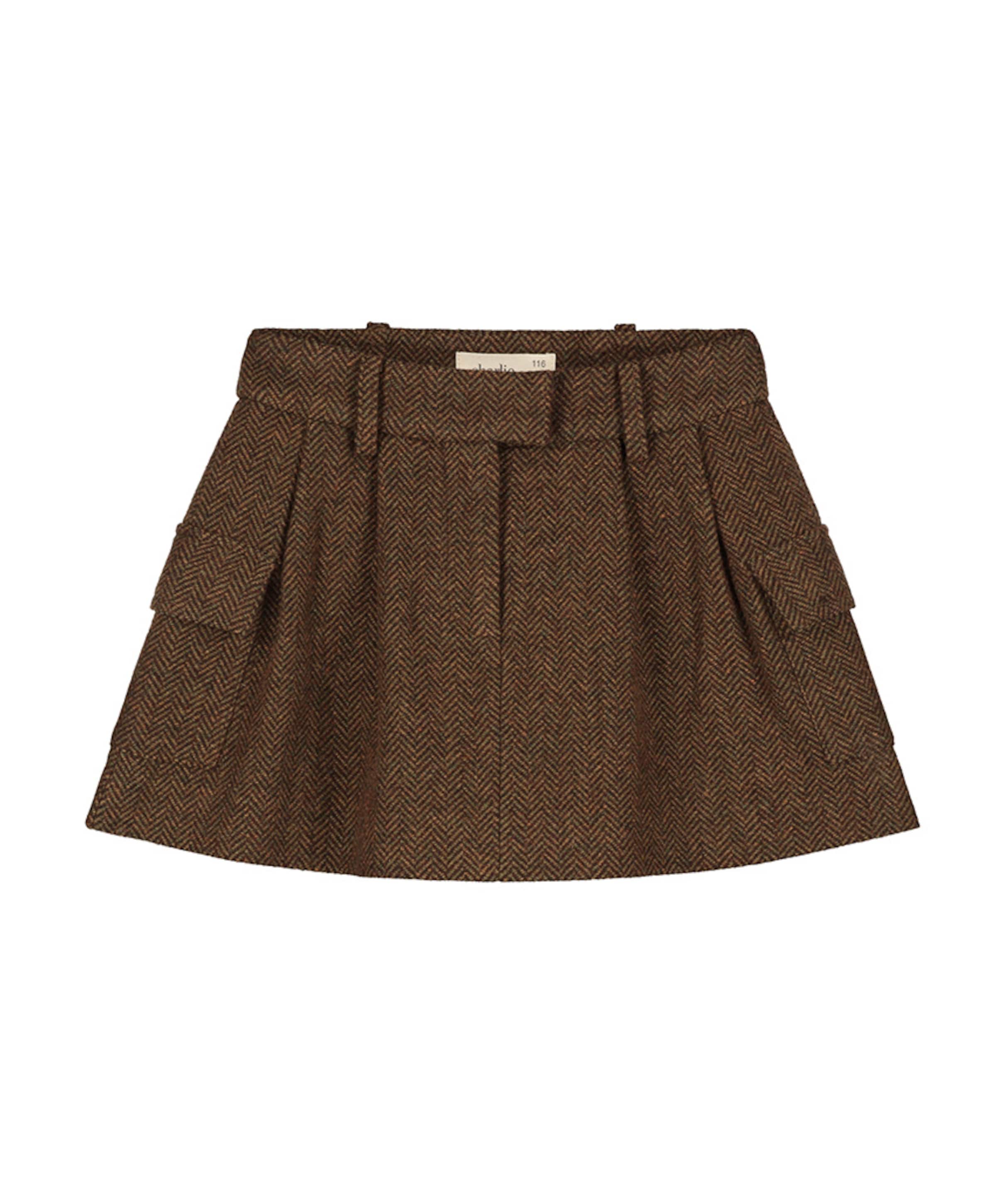 Meisjes rok bruin