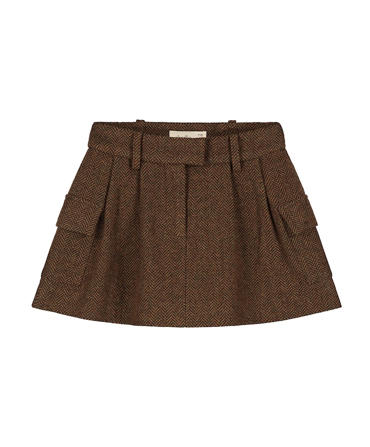 Meisjes rok bruin