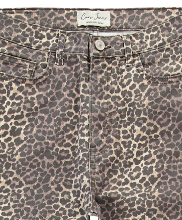 YARA Stretch Leopard broek bruin
