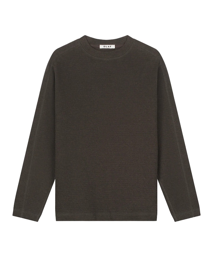 Heren sweater bruin