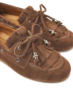 June Loua dames loafers bruin